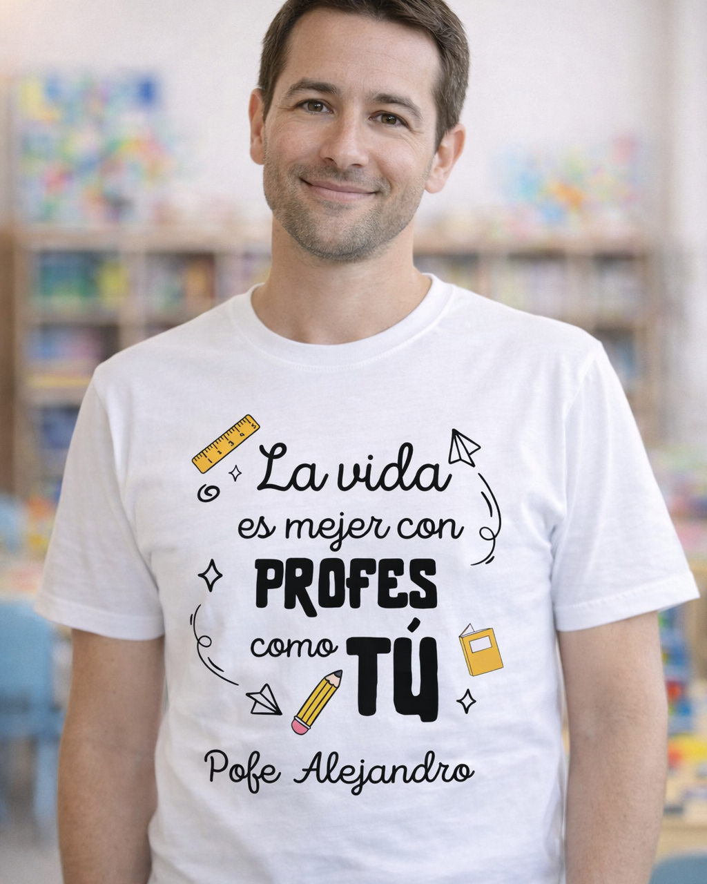 Camiseta maestr@ profe como tu