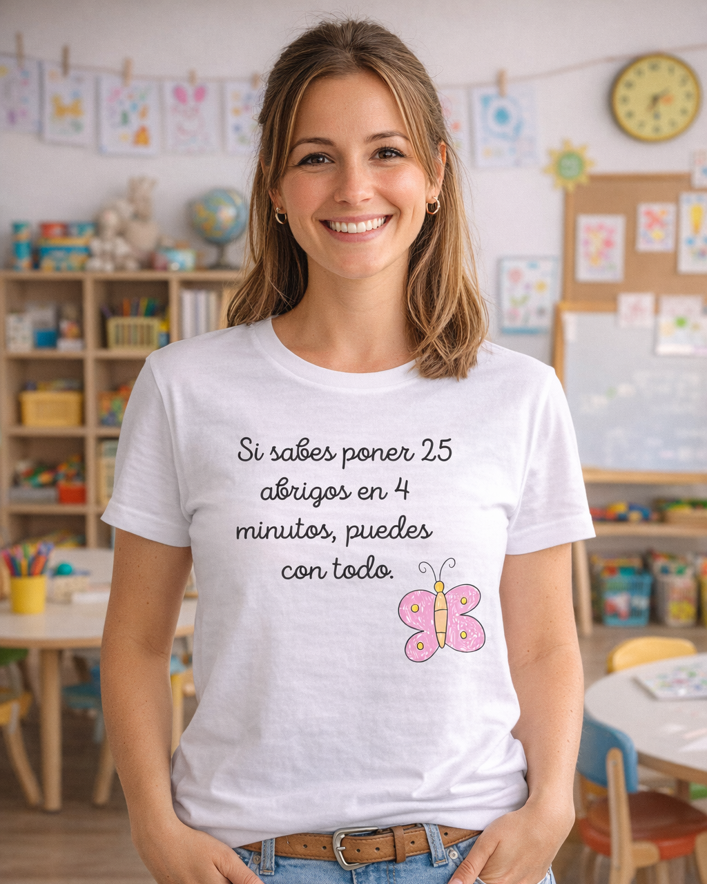 Camiseta maestr@ abrigos