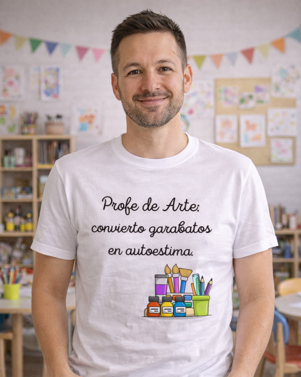 Camiseta maestr@ profe de arte