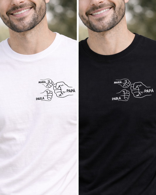 Camiseta manitas Papá