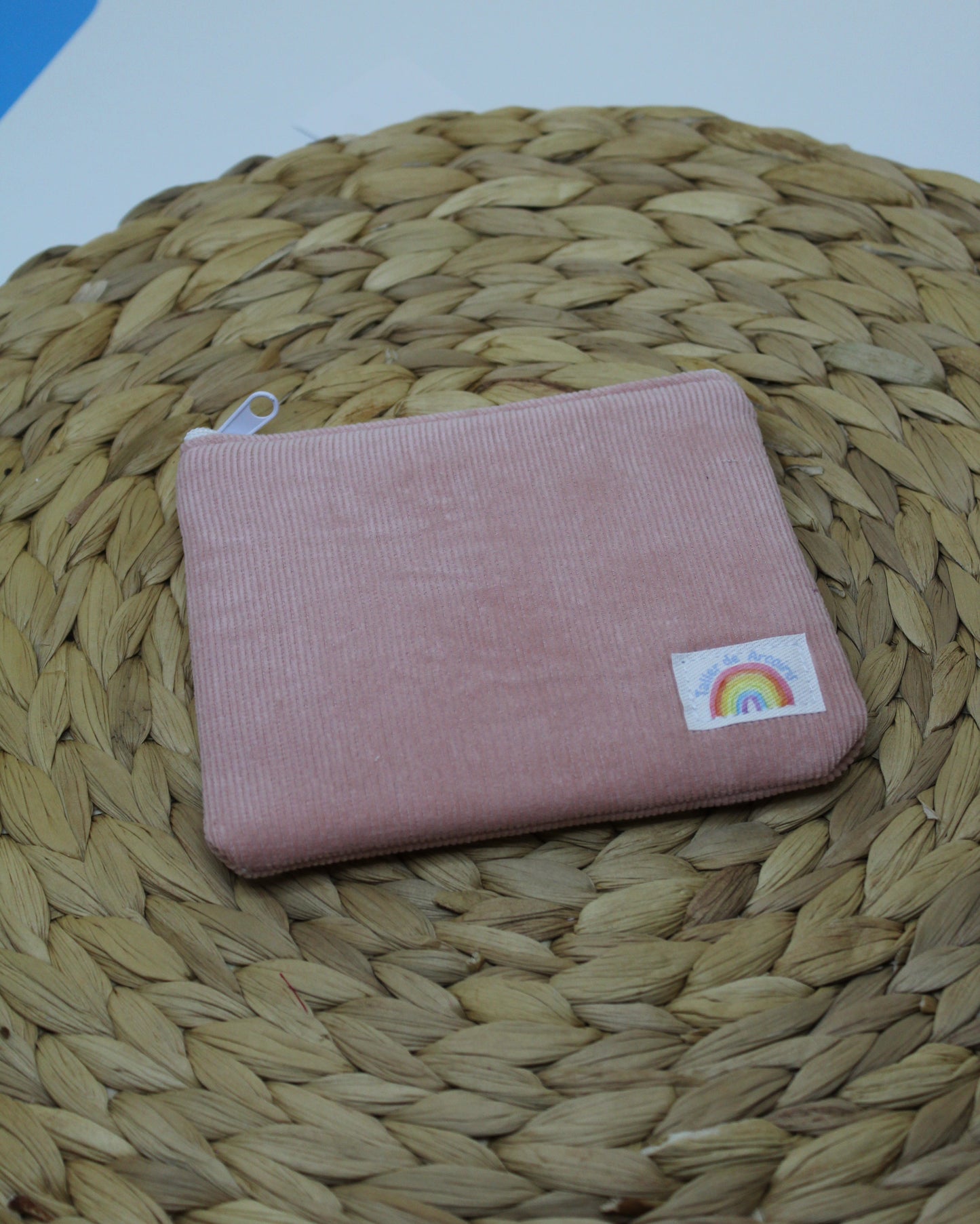 Monedero pana rosa