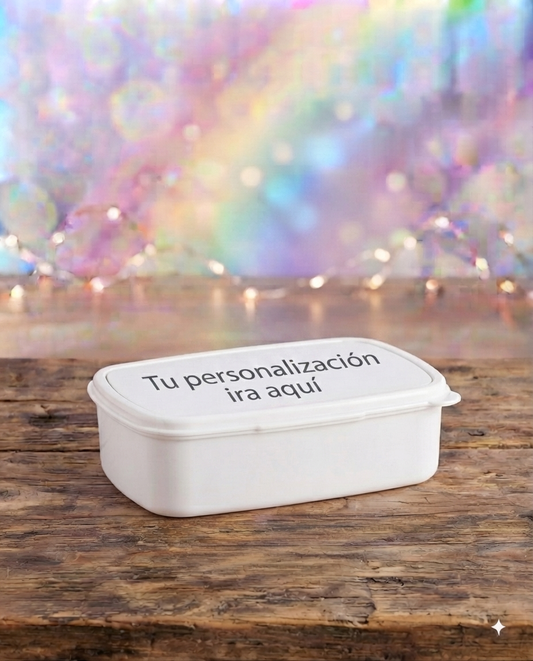 Tupper Unicornio Bebé y Estrellas