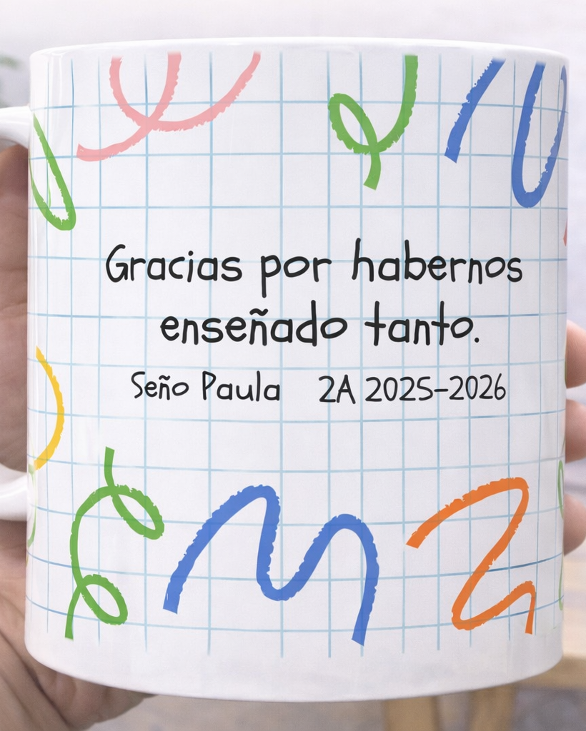 Taza enseñado tanto