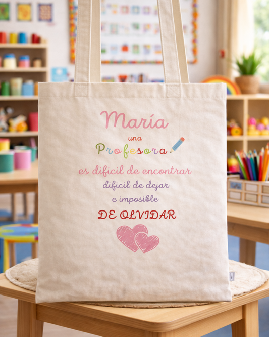 Tote “Una profesora difícil de olvidar”