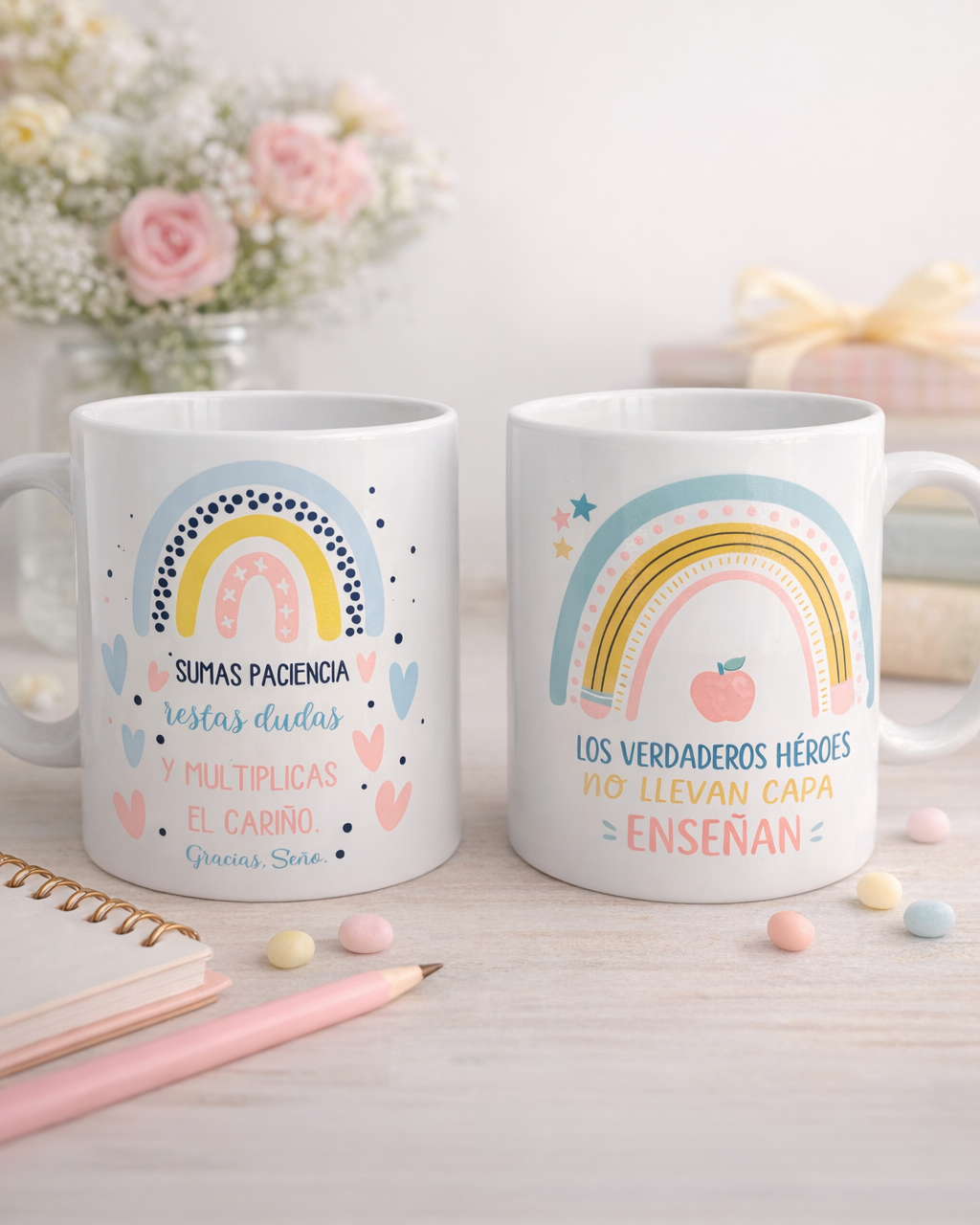 Taza "Sumas Paciencia, Restas Dudas..."