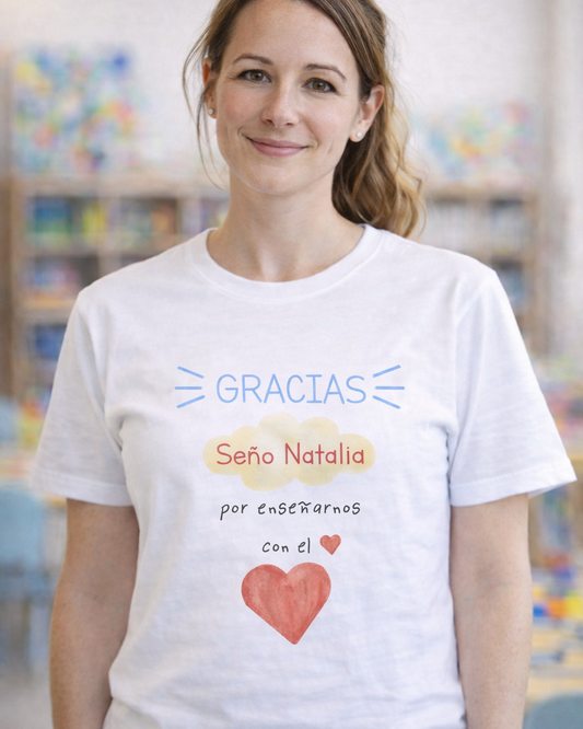 Camiseta maestr@ enseñarnos