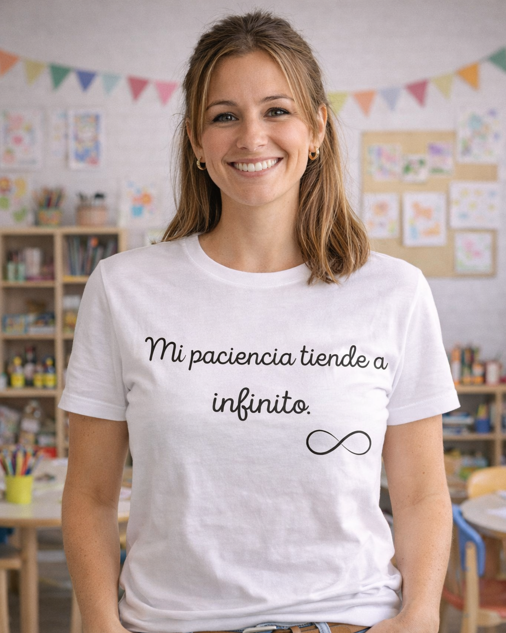 Camiseta maestr@ infinito
