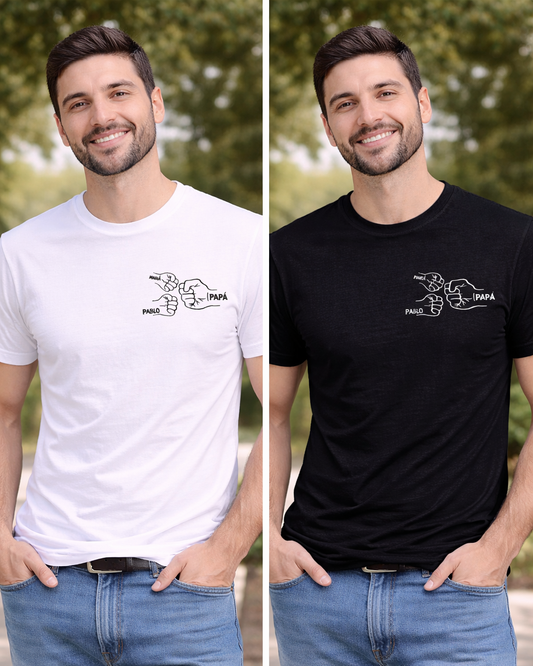 Camiseta manitas Papá
