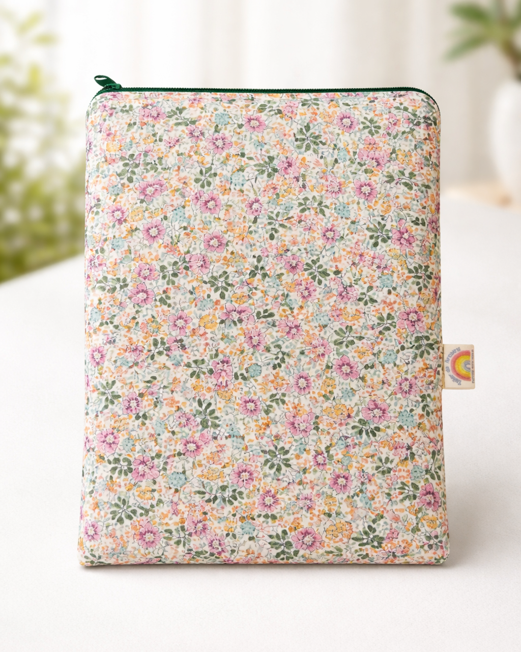 Funda literaria Floral Malva