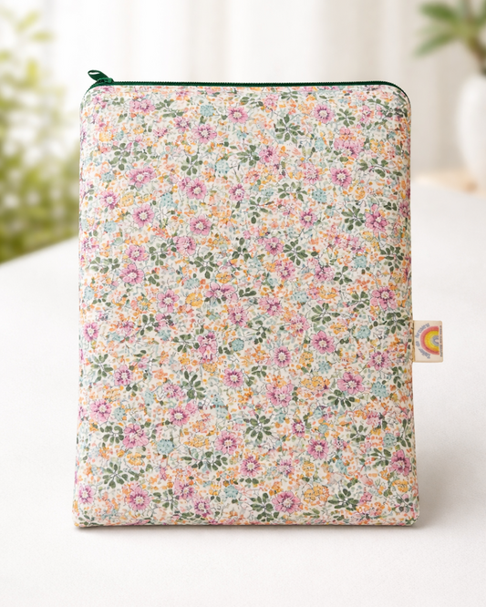 Funda literaria Floral Malva
