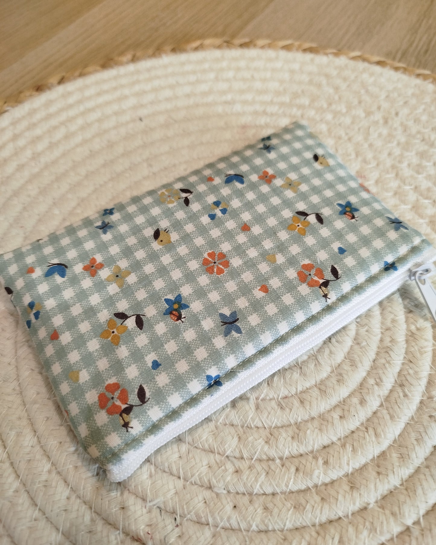 Monedero vichy mint pajaros