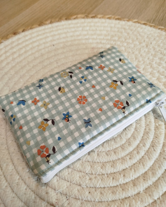 Monedero vichy mint pajaros