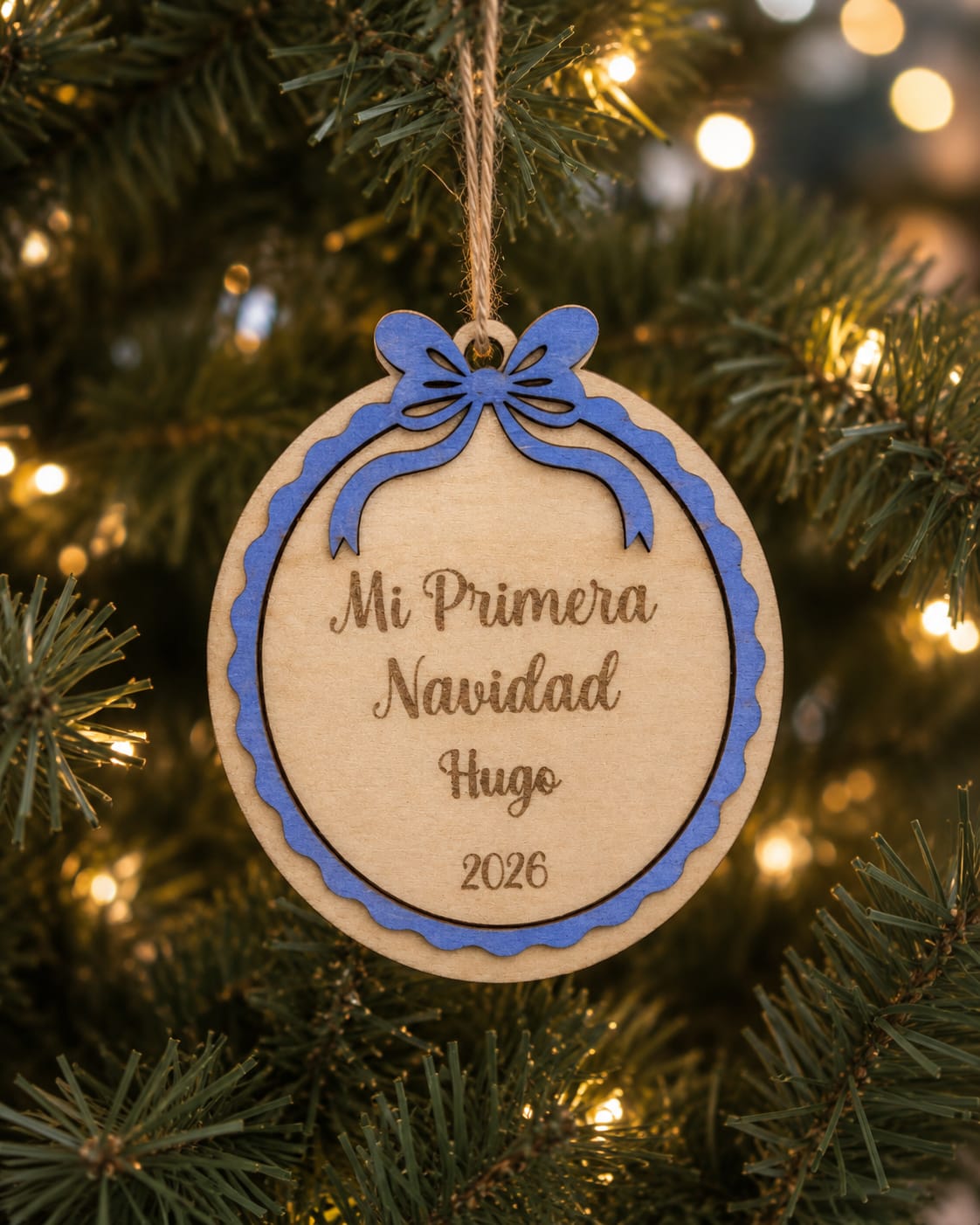 Bola de Navidad "Mi Primera Navidad" Personalizada con Nombre