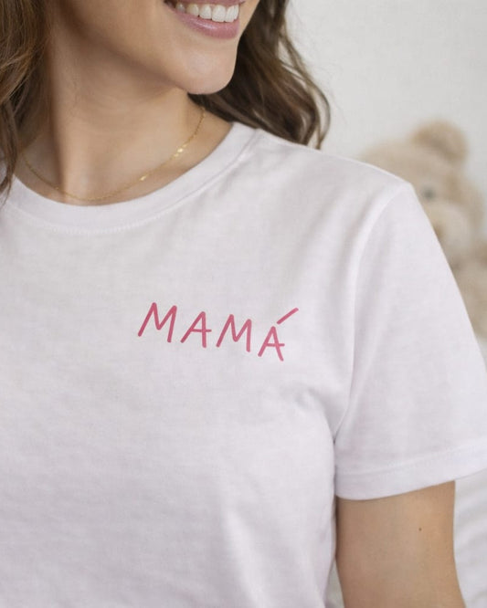 Camiseta mamá manuscrita