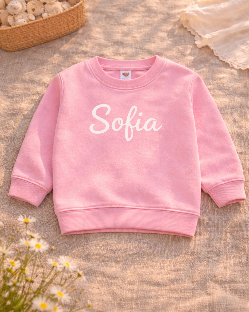 Sudadera infantil personalizada con nombre